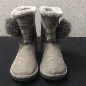 Justice Gray Snow Boots size 5